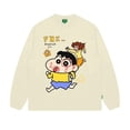 thumbnail image 3 of Suéter Kawaii Crayon Shin-chan dibujos animados Anime Y2K chica picante algodón manga larga moda suelta Casual deportes pareja Top otoño, 3 of 3