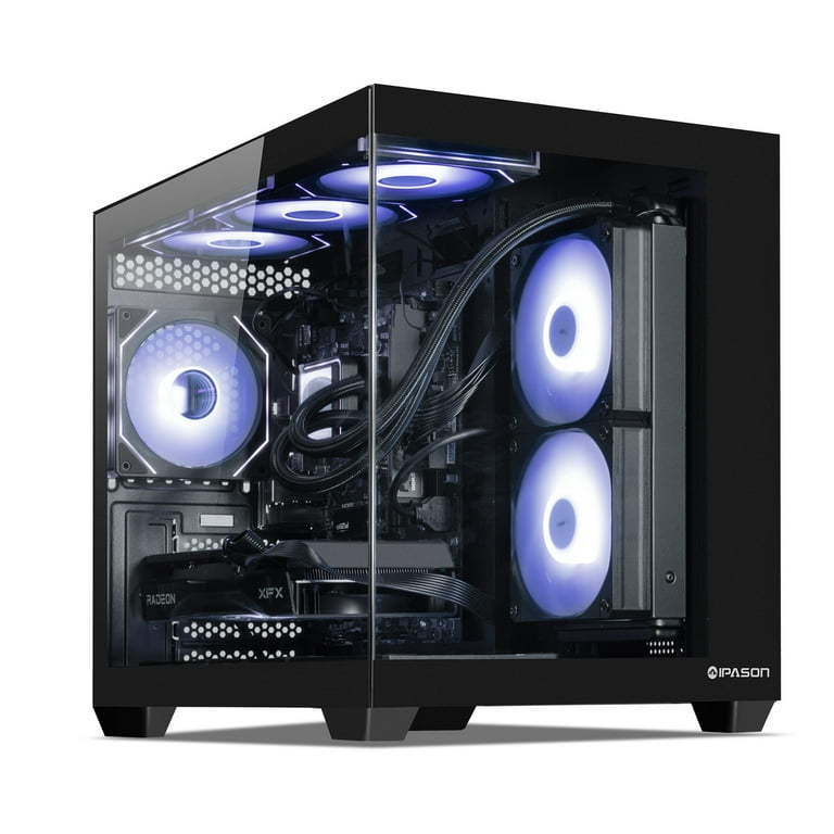 IPASON Gaming Desktop PC,AMD Ryzen5 9600X,Geforce RTX 5060