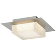 thumbnail image 2 of LiviNest 8 Inch Square Flush Mount Ceiling Light: Modern Chrome LED Fixture with 3 Color Temperatures - Compact Design for Small Spaces & Easy Installation in Apartments, 2 of 6