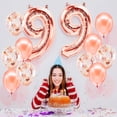 thumbnail image 4 of PARIS PRODUCTS - 99th Birthday Rose Gold Balloons & Number 99 Mylar Balloon, 99th Birthday Party Decor, 99th Birthday Decorations for Woman, 99th Birthday Decorations Woman, 4 of 4