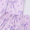 thumbnail image 6 of Emy Dola S-2XL Women Summer Pajamas Set Short Sleeve Button Down Loungewear Sets 2 Pieces Pjs Set Bowknot Valentine's Sleepwear, 6 of 7