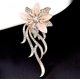 thumbnail image 2 of Broche con ojo de gato para mujer creado por Merdia Broche elegante para ramo de novia, broche de tulipán para fiesta de bienvenida, broche de ópalo de alta gama de la reina Isabel II, 2 of 5