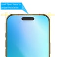 thumbnail image 3 of Mica Vidrio MYBAT para iPhone 16e iPhone 14 protectora de pantalla transparente, 3 of 6