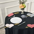 thumbnail image 5 of Coolnut Valentine's Day Round Tablecloth 60",Cupid's Love Arrow Heart Lace Table Cover for Holiday Party Restaurant Kitchen Decoration- Removable Washable and Reusable, 5 of 7