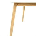 thumbnail image 4 of GDF Studio Anne Mid Century Modern Wood Dining Table, White Oak and Natural Oak, 4 of 8