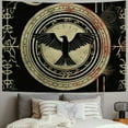 thumbnail image 2 of PRATYUS Nordic Vikings Tapestry, Soft Flannel, Viking Raven Celtic Rune Scandinavian Aesthetic Mythology Tapestry Wall Hanging for Bedroom Living Room Decor  60x50inch, 2 of 6