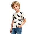 thumbnail image 4 of JAJAHO Kids Halloween T Shirts Bat Print Short Sleeve Crew Neck Graphic Tees For Boys Girls 4-13Y, 4 of 4