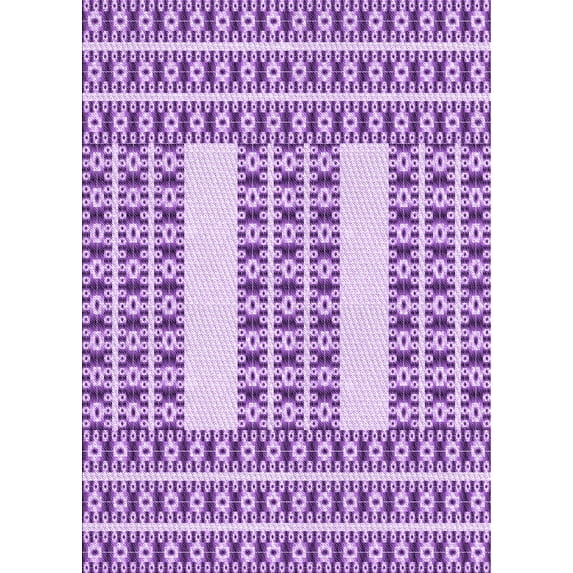 Ahgly Company Indoor Rectangle Patterned Blossom Pink Area Rugs, 6' x 9'