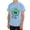 Light Blue, variant on Boys Graphic Tees Size 10-12 , Dinosaur Shirt , Toddler Graphic Tees,Boys Graphic Short Sleeve Tee Shirt Cool Print Casual Top For Daily Play And Outdoor Activities