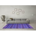 thumbnail image 3 of Ahgly Company Indoor Square Abstract Purple Modern Area Rugs, 8' Square, 3 of 4