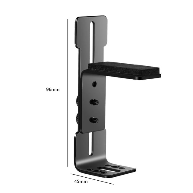Support de Carte Graphique 6-96mm pour RTX 4090 4080 12CM Support de Ventilateur de Châssis GPU Support de Carte Graphique d'Ordinateur Réglable Noir 2 Pcs