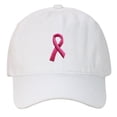 thumbnail image 1 of Unisex Cancer Awareness Ribbon Embroidered Baseball Cap for Outdoor Sports and Casual Hop Style, 1 of 4