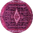 thumbnail image 1 of Ahgly Company Indoor Round Persian Pink Traditional Area Rugs, 3' Round, 1 of 4