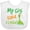 AA-White, variant on Inktastic My Gigi Said I Could Grandson Dinosaur Boys Baby Bib