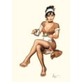 thumbnail image 2 of Hitte, Patrick 14x18 Black Ornate Wood Framed with Double Matting Museum Art Print Titled - The ou cafe, 2 of 4
