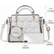 thumbnail image 3 of Fashion Purses and Handbags for Women Ladies Leather Top Handle Satchel Shoulder Bags Small Totes, 3 of 4