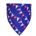 thumbnail image 7 of Pet Piece, Dog Fourth of July Bandana, Red White and Blue, Dog Shirts for Medium Dogs, 24X12 Inch Smooth Polyester Triangular Saliva Towel, Patriotic Independence Day Printed, 7 of 7