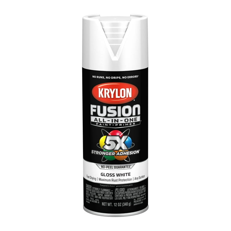 Krylon Fusion All In One Spray Paint Gloss 5x stornger 12 Oz Choose your  color