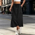 thumbnail image 5 of Maoxin Womens Skirts Women's Summer Print Skirt ,Black,L, 5 of 9