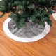 thumbnail image 2 of 90cm Christmas Tree Skirt, Christmas Tree Stand Cover, Christmas Tree Decoration, Merry Christmas Tree Skirt Christmas Tree Mat, Embroidered Plush Sho, 2 of 5