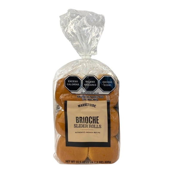 Pan brioche Marketside para bollos 480 g