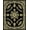 Black, Pattern 1, variant on ODIKA 8'x10' Machine Washable Non-Slip Area Rug, Interlocking Maze Inspired with Art Influences High Traffic Rug, Black, 546935