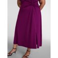thumbnail image 3 of Terra & Sky Women's Plus Twist Ankle Maxi Dress, Sizes 0X-5X, 3 of 4