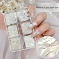 thumbnail image 2 of UDIYO 1 Box Shell Nail Decoration Colorful Irregular Abalone Sequins Thin Slices Nail Charm 3D Nail Art Decorations for Nail Design, 2 of 7