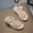 Pink, variant on Piuwrlz Versatile Glitter Espadrilles Sandals for Little Girls Peep Toe Shoes Lace-Up New Dress Flats Black Size 27