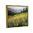 thumbnail image 4 of Stupell Industries Flower Meadow Painting Landscape Painting Gold Floater Framed Canvas Art Print Wall Art, 21 x 17, 4 of 10