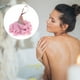 thumbnail image 3 of 1 unid sirena cola en forma de ducha Bolas de baño flores flores ducha suministros de lavado, 3 of 6