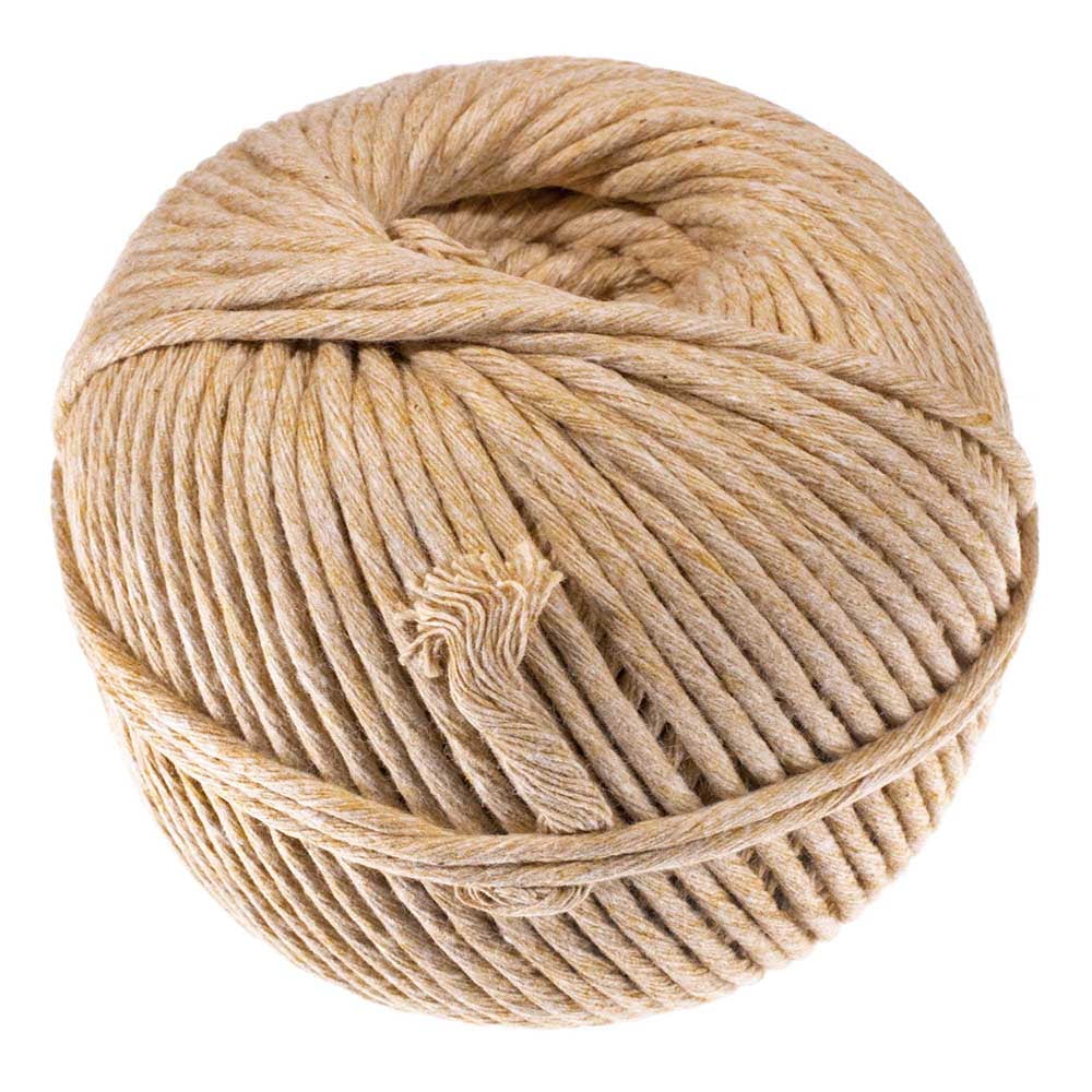 2.5mm India Twine Natural Beige PreWound 300FT Ball Indoor