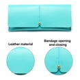 thumbnail image 3 of Leather glasses case myopia goggles Portable storage bag retro rope buckle bag, 3 of 5
