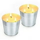 thumbnail image 4 of 2 Velas Grandes de Aceite de Citronela En Cubos de Hierro, Velas de Cera de Soja Repelentes de Mosquitos de 3 Mechas para Uso En Interiores, 11,4 X 11,4 X 10 Cm, Repelente Natural de Insectos para Do, 4 of 7