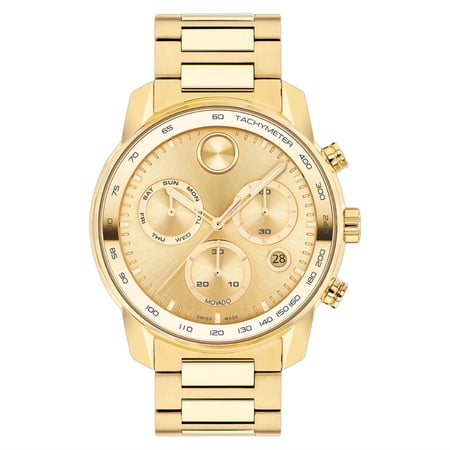Movado Bold Verso Quartz Gold Dial Men's Watch 3600866