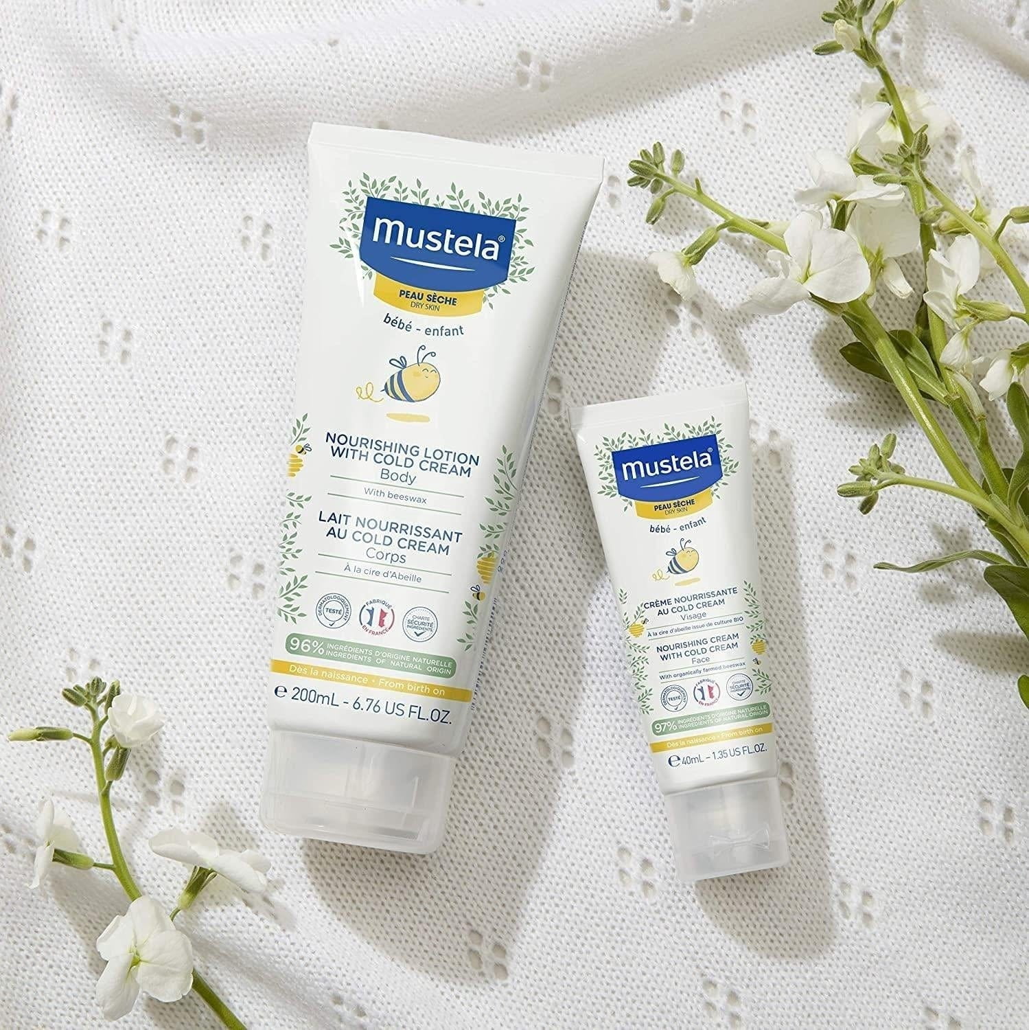 Mustela Nourishing Body Lotion With Cold Cream - For Dry Skin 200ml/6.76oz