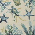thumbnail image 2 of 3' x 5' Ivory or Blue Ocean UV Treated Area Rug, 2 of 4