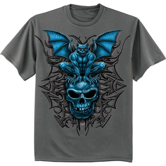 Gargoyle Skull Shirt Mens Graphic Tee