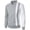 Grey, variant on Sweatshirt for Mens Outdoor Zipper Fashion Sportswear With Patchwork Design And Long Sleeves Tops