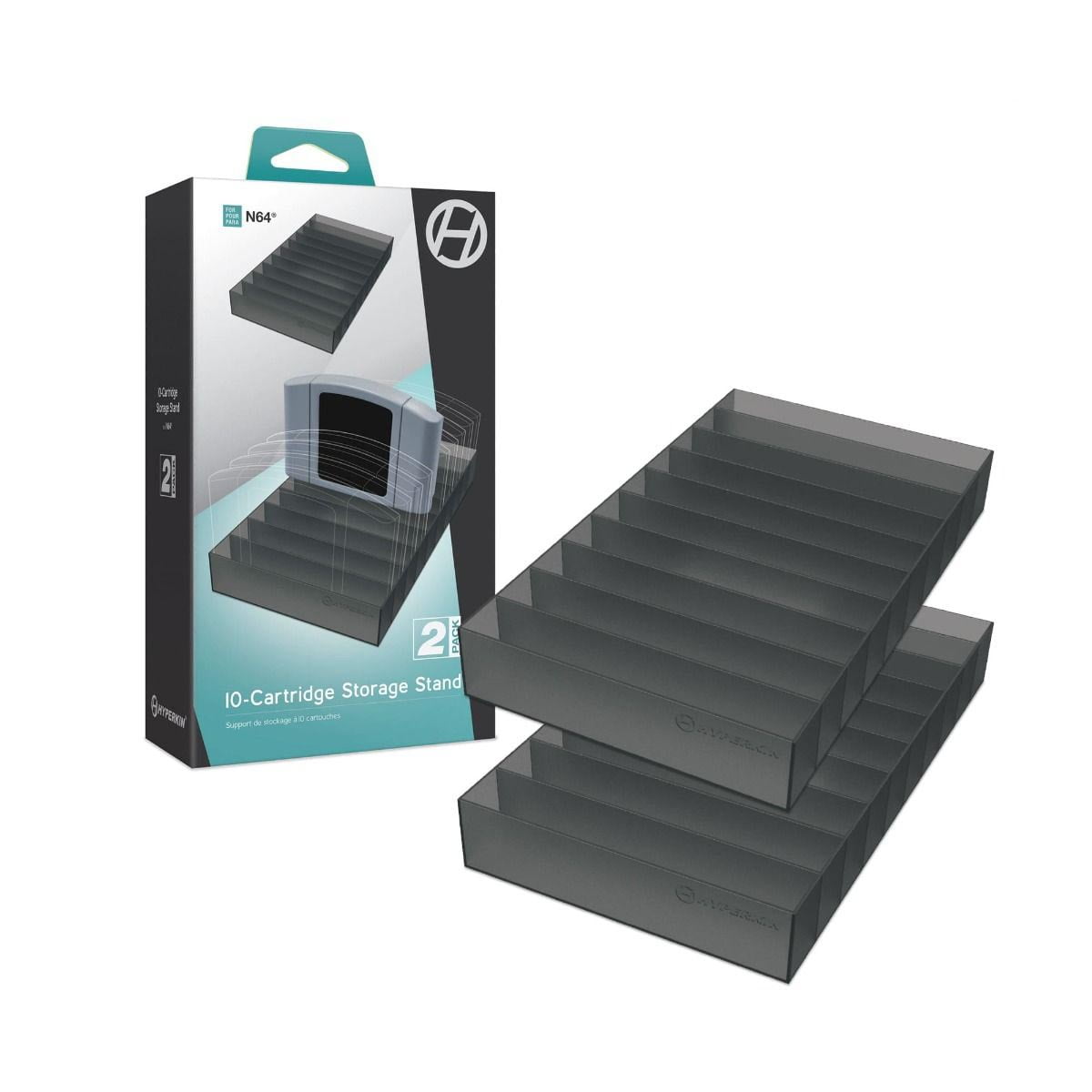 Hyperkin 10Cartridge Storage Stand for Nintendo N64 (2 Pack)
