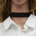 thumbnail image 2 of Ensemble de 9 Pcs Collier Ras-du-Cou Mode Ajustable Gothique en Dentelle Collier Ras-du-Cou Tatouage, 2 of 5