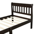 thumbnail image 6 of SESSLIFE Twin Size Platform Bed with Headboard and Footboard, Espresso, 6 of 10