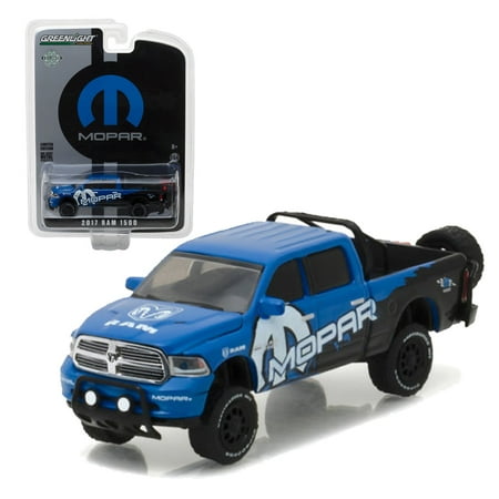 Rams Collectibles - GREENLIGHT 1:64 HOBBY EXCLUSIVE - DODGE RAM 1500 MOPAR OFF-ROAD DIECAST BLUE 29887