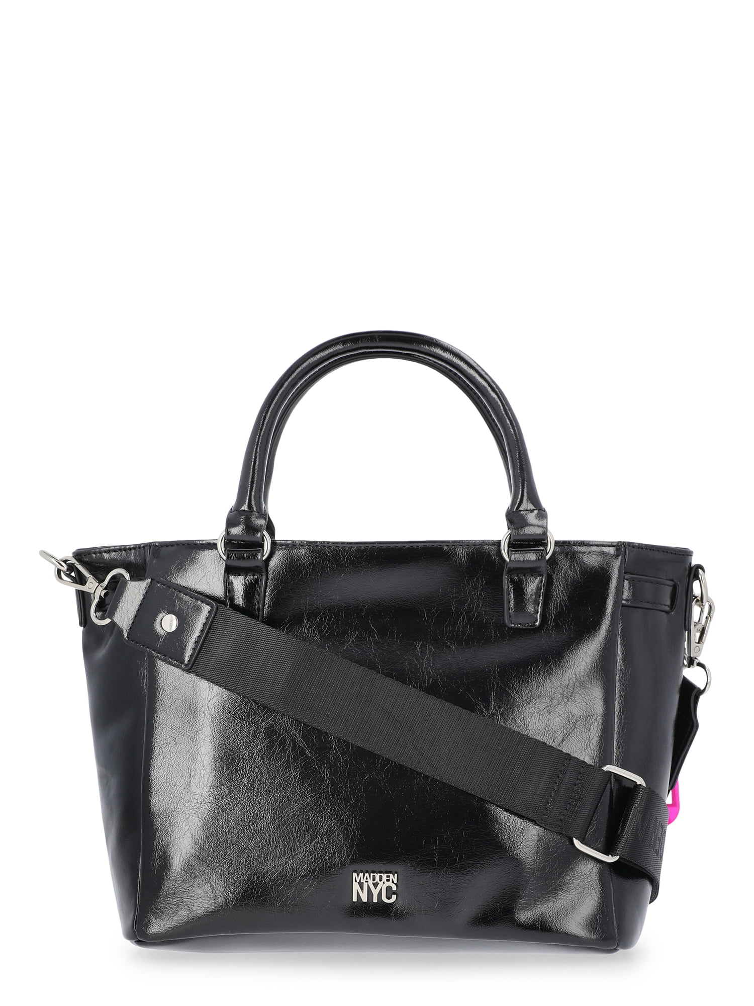 Madden NYC Women's Top Handle Satchel, Black