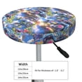 thumbnail image 2 of coconut tree SUV Round Bar Stool Seat Covers, Elastic Round Chair Cover Stool Seat Slipcover Bar Stool Cushions Round Pad for 12-14 inch, 2 of 5