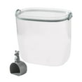thumbnail image 3 of Contenedor para almacenar arroz, caja con tapa, contenedor transparente multiusos para cereales. 10 kilos, 3 of 9