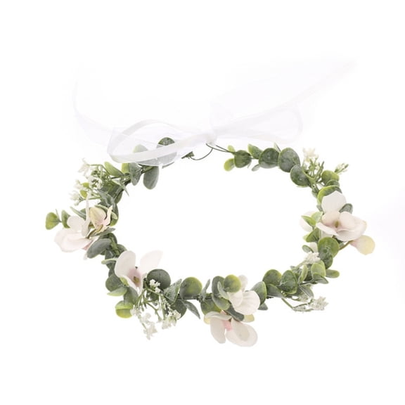 Flower Crowns Floral Wreath Headbands Hair Accessories Floral Crowns Wedding Festivals Photo Props Headpiece for Women