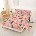 thumbnail image 2 of Erosebridal Western Cowgirl Boot Queen Sheet Sets, Cactus Plant Bed Set, 4-Piece, 2 of 5