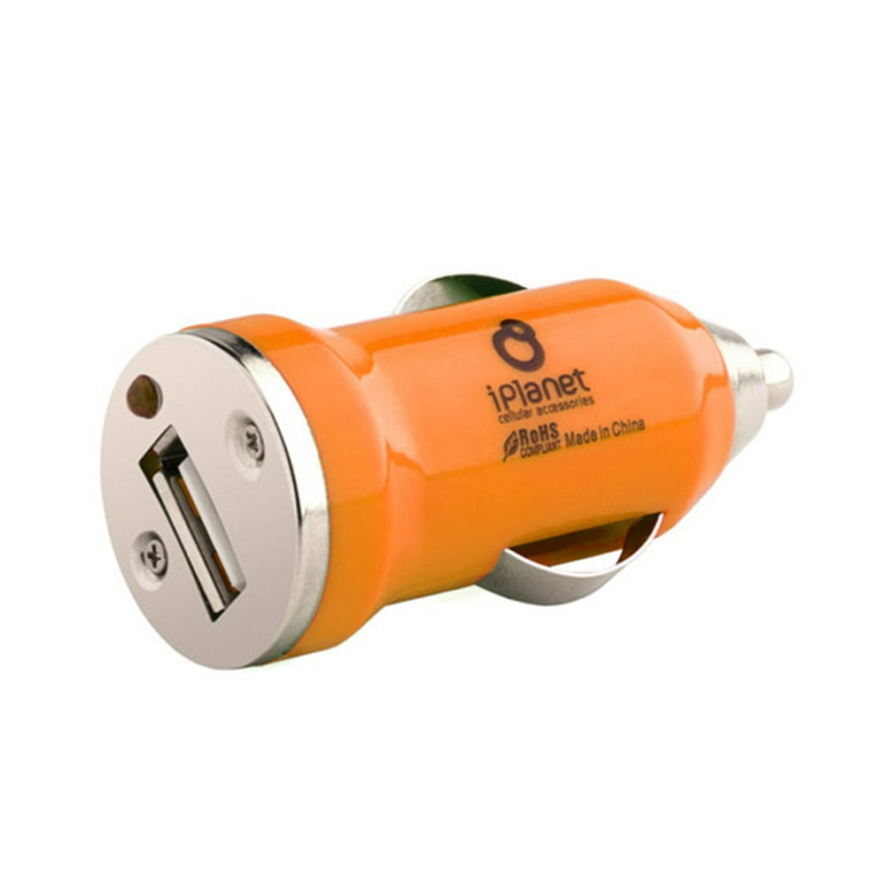 Universal USB Car Charger (Orange)