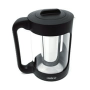 The London Sip Cold Brew Coffee Maker, 1500ml Cold Brew Pitcher with 304 Stainless Steel Filter, Borosilicate Glass Iced Coffee Pitcher with Handle & Pour Spout, Reusable Cold Brewer for Coffee & Tea